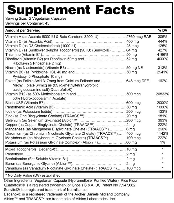 Multi-Elite <br><h5>Advanced Multi Vitamin-Mineral for Adults</h5> - Image 2